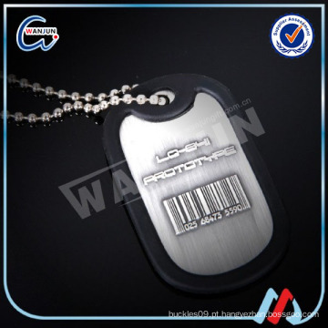 Gravura em branco gravada pet metal dog tag